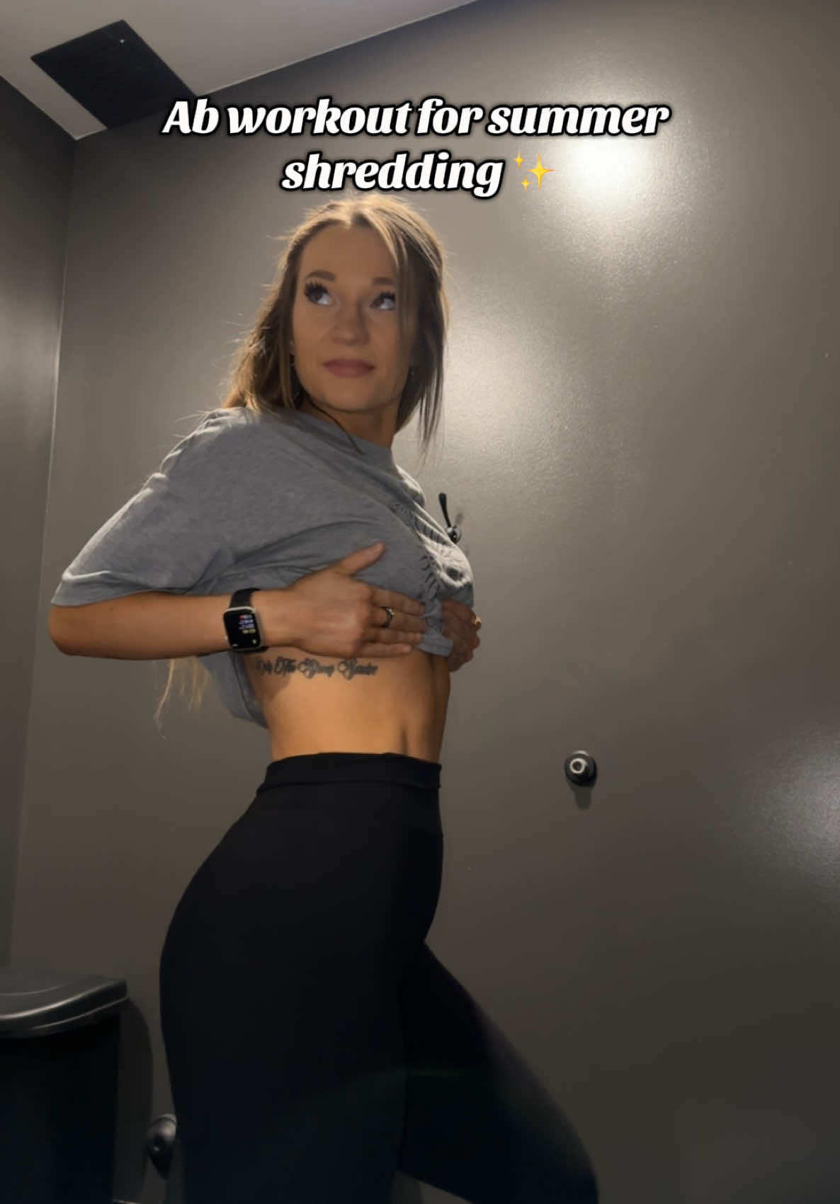 A post by @jade.christen on TikTok caption: I heard summer is right around the corner?👀☀️ #abworkout #summershredding #hourglassfigure #workoutroutine #fitnessmotivation #fyp #fitnessjourney #coreworkout 
