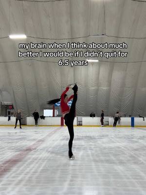 A post by @plutowtf on TikTok caption: I wish little me didn’t lose the passion ❤️‍🩹 #figureskatingtiktok #figureskating 