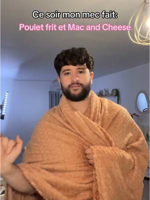 A post by @_iamzak_ on TikTok caption: Recette poulet frit et Mac and Cheese 