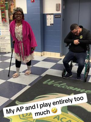 A post by @drkamilah_thaprincipal on TikTok caption: Momma needed her cane….#principalsoftiktok 