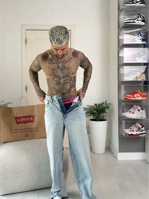 A post by @itsgonolivier on TikTok caption: Levi’s jeans >> #gonolivier #grwm #lfw 