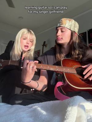 A post by @averycyrus on TikTok caption: my excuse for her to sing to me more 