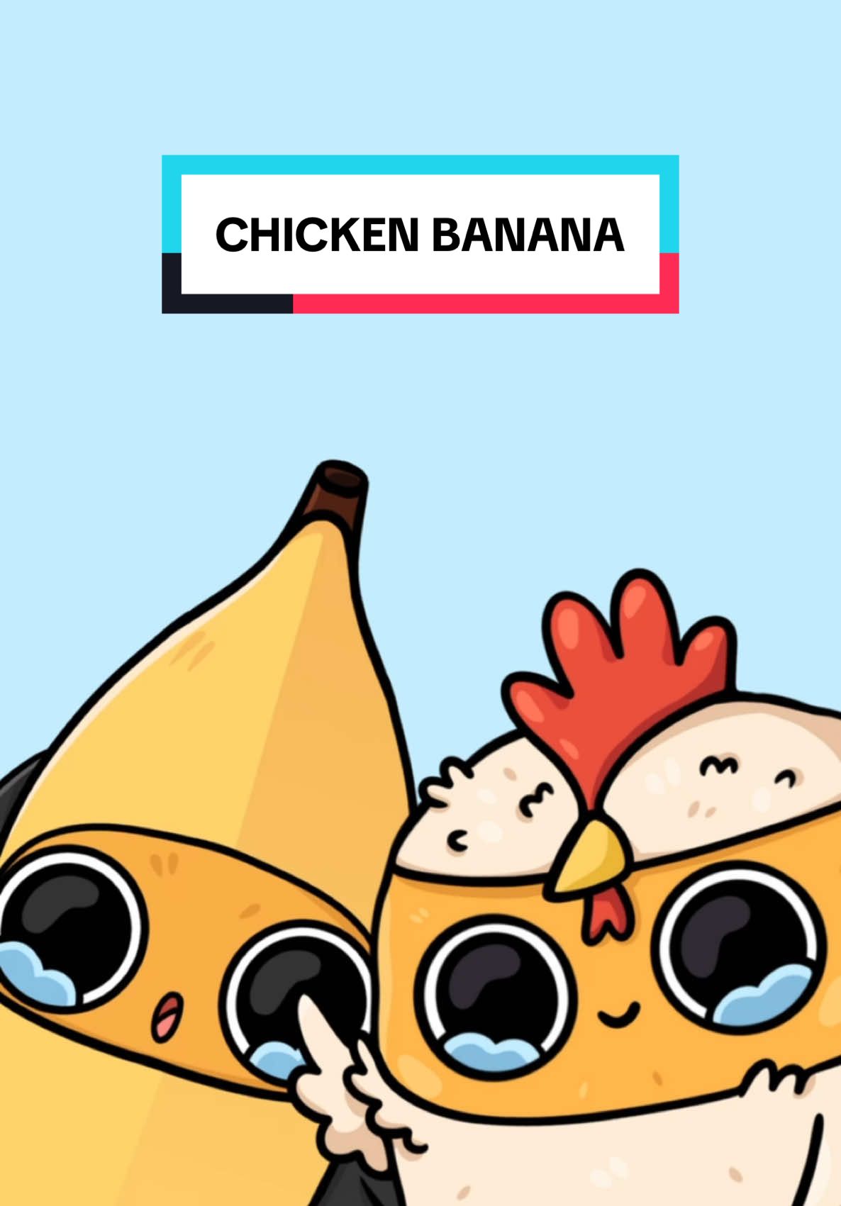 A post by @officialsadnuggie on TikTok caption: Chicken Banana 🐥🍌 @CrazyMusicChannel original audio #sadnuggie #relatable #chicken #banana #dance
