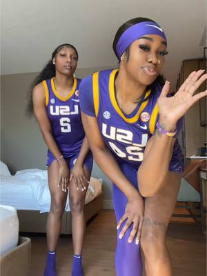 A post by @_neesthabeast on TikTok caption: lol so I think that is mani favorite move now @Maniii 😂😂#fypシ #foryoupage #d1athlete #lsu #wbb #neesah 