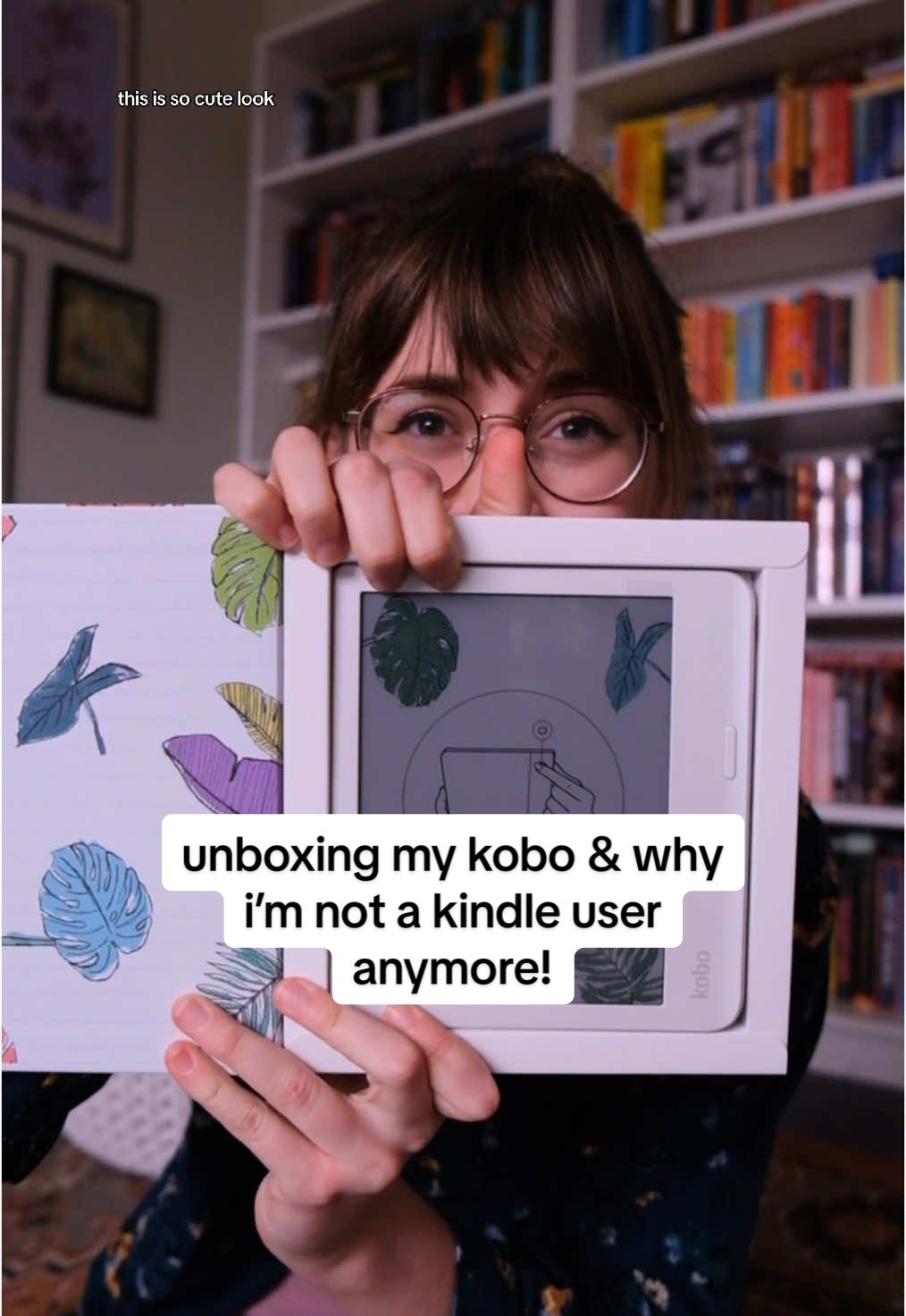 A post by @newlynova on TikTok caption: hot girls divest where they can! corporations are not ur friends! especially amazon i promise u amazon would salt the earth with ur family’s ashes if it would save them $10 #kindle #kobo #newlynova #ereader #unboxing 