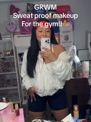 A post by @rocio.roses on TikTok caption: GRWM: GYM PROOF MAKEUP💟💪🏽 guys! I’ve lost 25lbs!!!! ⏳Confidence & feeling good brings so much more success & happiness into your life. Doing my makeup for the gym may seem unnecessary, like a waste of product & like a waste of time. But it's these little actions that have helped my mental & physical health SO much. EVERY SINGLE DAY IS A CELEBRATION. Let's feel good about ourselves🥹💗  So WHY MAKEUP for the gym? Because I like to, because I can, because I want to & because I enjoy this little pre-gym ritual. I don’t think it should bother you so much? 🙏🏼 #sweatproofmakeup #waterproofmakeup #gymgrwm #grwmroutine #grwmmakeup #grwmstorytime #grwm #rocioroses #charlottetilbury #meritbeauty #milani #rarebeauty #rhode #maccosmetics @Rare Beauty @rhode skin @Milani Cosmetics @Charlotte Tilbury @Maybelline NY 