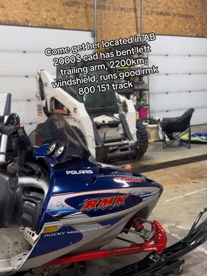 A post by @crew1313 on TikTok caption: 2003 Polaris rmk 800#fypシ゚ #polaris #rmk #800 #polarisrmk 