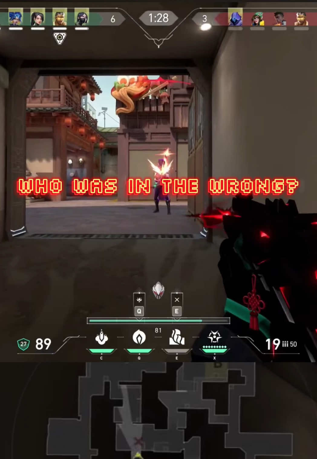 A post by @jibzcos on TikTok caption: 🤷 🐍 #CapCut #valorantclips #valorant (we won and I ended up placing above him so…lol)