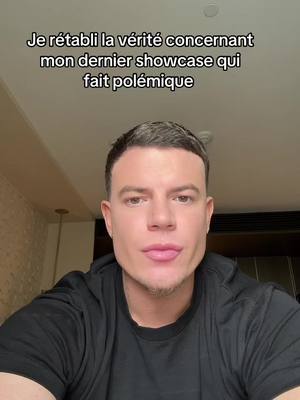 A post by @adlaurent on TikTok caption: Je rétabli la vérité concernant mon dernier showcase qui fait polémique ❌‼️