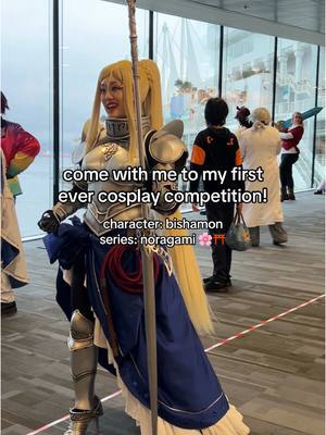 A post by @weichiadi on TikTok caption: 1 like and i’ll compete again #bishamoncosplay #noragamicosplay #cosplaycompetition #cosplaycontest #fanexpovancouver2025 #cosplaycraftsmanship 