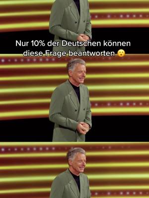 A post by @1prozentquiz on TikTok caption: Nur 1 von 10 Deutschen kommt auf die Antwort...😳 👉 "Das 1% Quiz - Wie clever ist Deutschland?" - Donnerstag, 20:15 Uhr in SAT.1 oder kostenlos streamen auf Joyn. #das1prozentquiz #whattowatch