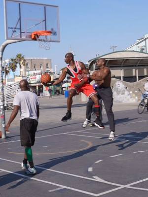 A post by @theprofessor on TikTok caption: MJ x Bugs 2v2 | 90’s Jordan Commercial IRL🐰🪐✨🏀 MJ: @ballgodfitness 