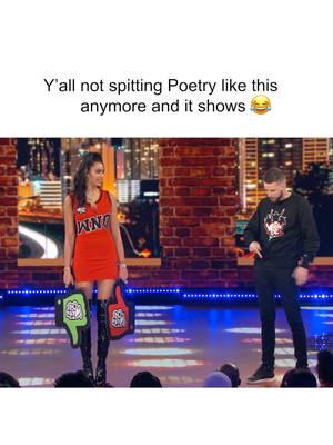 A post by @wildnout on TikTok caption: It comes too easy for him 👏 #WildNOut #letmeholla #charron #flirt #flirting #poetry #pickupline #laughing #jokes #laugh #funny #lol