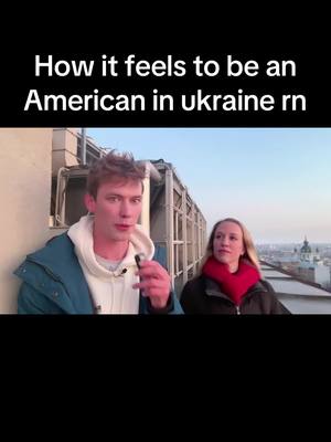 A post by @theculturereportchannel on TikTok caption: Despite the insane betrayal of Trump, Ukranians have not given up on all Americans. It’s important to remember the distinction between MAGA and decent people in the USA who still believe in freedom, not Putin ❤️🇺🇦