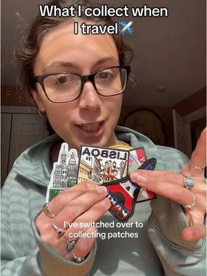 A post by @morgaanfoley on TikTok caption: As an autistic person I love a good collection and as someone that loves to travel I love collecting practical things for memories #actuallyautistic #traveltiktok 