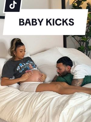 A post by @lianev on TikTok caption: Baby kicks are getting stronger 😍😂