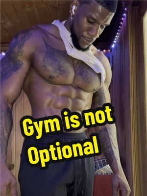 A post by @calebsamol on TikTok caption: The Gym is not optional  #GymTok #Nutrition #Fitness #Fyp #cavedivers #shredded 