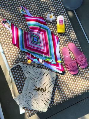 A post by @usernamelotus on TikTok caption: I just got so many cute bikinis. 👙 #vacation #packwithmeforvacation #yellowapp #saksfenceave #summer2025 