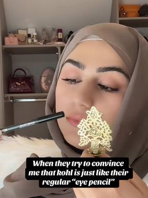 A post by @blinkaria on TikTok caption: Kohl is just eyeliner pencil!!?? #blinkaria #blinkariakohl #makeup #beauty #kajol #sorma 