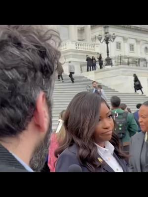 A post by @jasmineforus on TikTok caption: Next question #congress #elonmusk #igottimetoday #trump #acrockettclapback #democrats