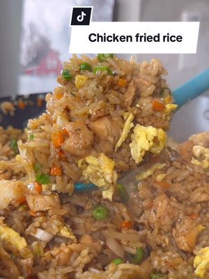 A post by @chefkeysh on TikTok caption: Teriyaki chicken fried rice! #chefkeysh #recipe #friedrice