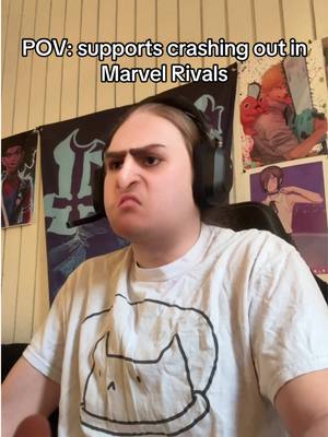 A post by @wizardinatshirt on TikTok caption: It ain’t that serious dude #CapCut #marvel #marvelrivals #rivals #fy #foryou #fypage #gaming #crashout #overwatch #gamer #videogame #supportmain #healer 