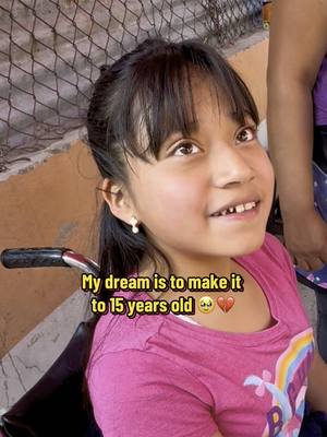A post by @isaiahgarza on TikTok caption: Emily’s only 11 years old living with cancer. Now her dream is to just make it to 15 years old 🥹💔 Let’s change her life, tiktok family! #family #beautiful #Love 