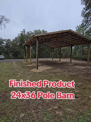 A post by @floydfonck on TikTok caption: 24x36x10 in Ridge Manor, Fl. #fyp #fypシ #fypage #fypシ゚viral #foryoupage #foryourpage #viralvideo #viraltiktok #foryou #trending #tiktok #trend #DIY #fyppppppppppppppppppppppp #foryoupageofficiall #fyppp #construction #constructionlife #bluecollar #fy #like #Love #usa #Florida #floridacheck #floridalife #polebarn #barndo #barn #flogrownpolebarns 