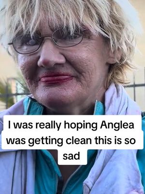 A post by @talesfromthestreets6 on TikTok caption: I was really hoping Anglea was getting clean this is so sad #angela #angelaupdate #angelahomeless #art #talesfromthestreets #lostinphoenix 