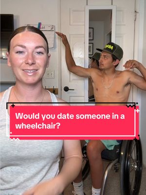 A post by @ambercogbill03 on TikTok caption: Would you find someone in a wheelchair still attractive? #questionoftheday #paralyzed #paraplegic #wheelchair #wheelchairlife #fylpシviralシ #spinalcordinjury #spinalcordinjuryrecovery #spinalcordinjurysurvivor #fiance #engaged #motivation #howto #dirtbike #moto #racing #foryoupage #craighospital @Neven @Amber Cogbill 