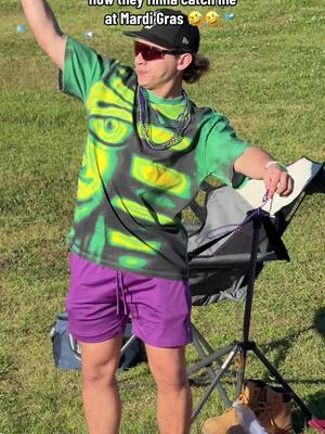 A post by @calegoes on TikTok caption: Mood for Mardi Gras 🙌