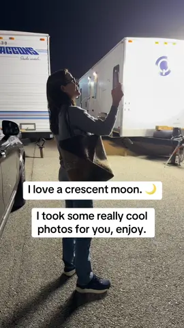 A post by @jennifergarner on TikTok caption: I love a crescent moon.♥️🌙♥️ I took some really cool photos for you, enjoy.