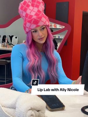 A post by @selenamup on TikTok caption: Met up with my social media bestie @Ally Nicole and made our own lipsticks at @Lip Lab  We have a makeup masterclass coming up in May in Dallas so it was so fun to meet her before that! #makeupartist #liplab #dayinmylife 