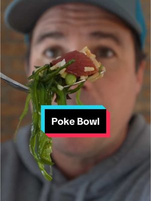 A post by @by_the_water on TikTok caption: I Made a Poke Bowl #seafood #tuna #poke 