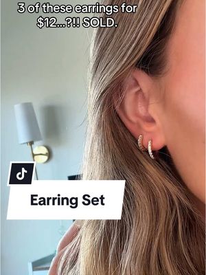 A post by @sydneyy_nicole on TikTok caption: A quality hoop #earrings #hoops #hoopearrings #pavoi #pavoiearrings #pavoijewelry #jewelry 