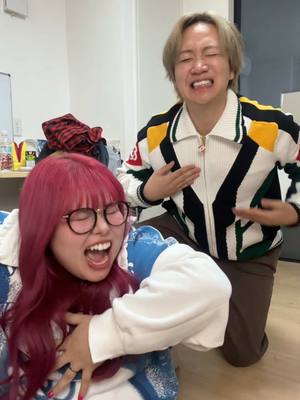 A post by @com.yuma1214 on TikTok caption: うさぎコンビ🐇#炒飯無いとオブファイヤー #悠馬 #ゆまん #コムまぐ @UraN💜くれまぐ 