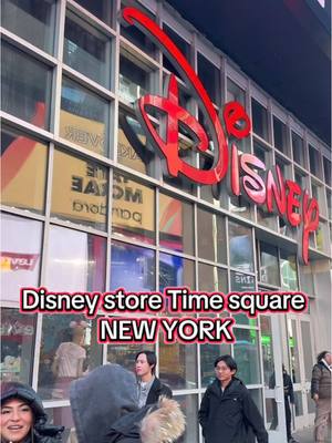 A post by @penehontas on TikTok caption: Disney store TIME SQUARE NEW YORK 🇺🇸❤️ #disney #disneystore #newyorkcity #newyork #newyorker #newyorktravel #pourtoii 