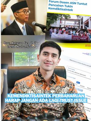 A post by @bramastaverrell on TikTok caption: Surat terbuka untuk Mendiktisaintek yang baru… Selamat mengemban tugas baru sekali lagi saya sampaikan kepada Bapak Brian Yuliarto. Harapan agar Kemendiktisaintek memastikan implementasi kebijakan yang efektif demi kemajuan riset, kesejahteraan akademisi, dan masa depan pendidikan tinggi di Indonesia. Kalau teman-teman, apa harapannya kepada Pak Brian? 😁
