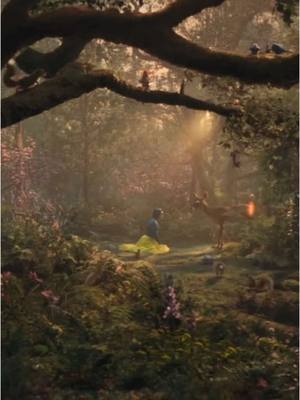 A post by @disneystudios on TikTok caption: Somewhere in the woods dwells the fairest one of all ✨🍎 Experience the magic of Disney’s #SnowWhite, only in theaters March 21.