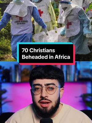 A post by @nikkeswani on TikTok caption: 70 Christians Were Beheaded in The Democratic Republic of Congo 🇨🇩😔✝️ … #christiantiktok #Jesus #God #bible #fyp 