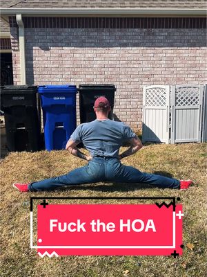 A post by @scotty.k.fitness on TikTok caption: ….it’s trash 🗑️ #hoa #trash #no #shut #up #nah #try #me #tryme #trashcan #new #fence 