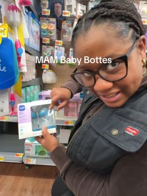 A post by @mattandkharli on TikTok caption: We don't know how our feeding journey will go so we wanted to find a bottle that would work well with different feeding options. The MAM bottle has a unique nipple shape that helps with this so we are excited to try them with baby boy! Don’t forget you can shop MAM at Walmart! 