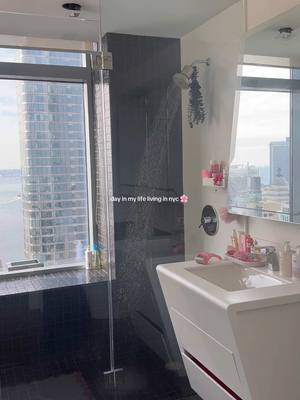 A post by @juhcobo on TikTok caption: busy but fun day!!! 🌸 #nyc #nycapartment #lifestyleaesthetic #morningroutine #skincare #diml #Vlog 