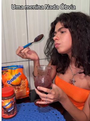 A post by @dudamaryah on TikTok caption: Diário de uma menina nada óbvia… Onde vocês acham que uma pessoa nada óbvia passaria o carnaval com a @Ovomaltine Brasil ? ✨