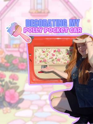 A post by @itsmorgenmarie on TikTok caption: This is my favorite update SO FAR! 💐💖🌸 #pollypocketcar 