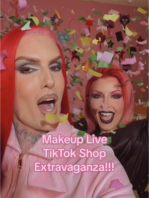 A post by @jeffreestar on TikTok caption: It's going to be a WILD Friday night! 🎉 Join me and @Xteena for our next #TikTokLive Shopping Event as we pack orders live from the Jeffree Star Cosmetics warehouse in LA! 🛒💕   Tune in for our #iconic Flash Deals, BOGO's and Giveaways! 🙌 Plus we will be restocking some highly anticipated products and autographing Vinyl LIVE! You don't want to miss out! Register today! See you there! 🪄🍭🎶 #jeffreestar #makeup #TikTokShop #jeffreestarcosmetics #beautytips #fyp 