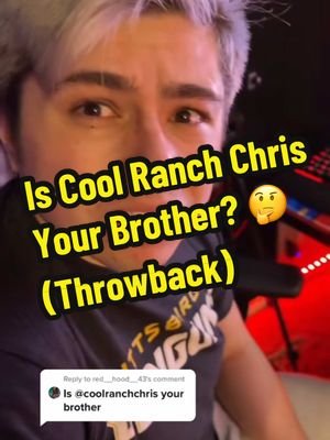 A post by @dannydorito23 on TikTok caption: The resemblance is uncanny! 😳 @Cool Ranch Chris #throwback #brother #creepy #lookalike 