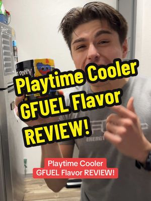 A post by @dannydorito23 on TikTok caption: A super refreshing mashup of Raspberry & Apple! 🔥 @G FUEL Energy #gfuel #review #dad #gaming 