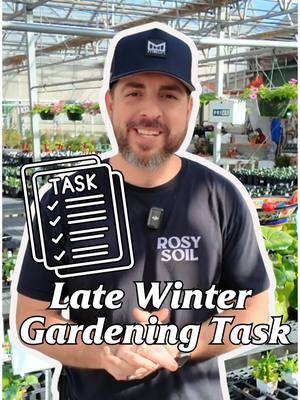 A post by @smithsgardentown on TikTok caption: Late winter is the perfect time to get a jump on your garden! 🌱✂️ Trim back perennials and start seeds indoors. 🌿🛠️ Plus, it’s prime time to plant trees, shrubs, and cool-season veggies! 🥦🥕 Who else is getting their hands dirty this week? #smithsgardentown #latewintergardening #gardenprep #plantnow