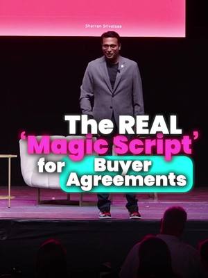 A post by @sharransrivatsaa on TikTok caption: A buyer agency agreement doesn’t get you paid—having great clients does!